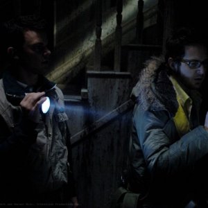 A.J. Buckley e Travis Wester nei ruoli di Ed Zeddmore e Harry Spengler nell'episodio 'Ghostfacers', della serie Supernatural