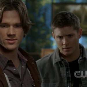 Jared Padalecki e Jensen Ackles nell'episodio 'Dream a little dream of me' della serie Supernatural