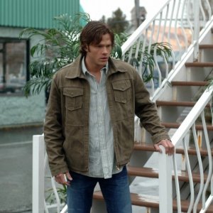 Jared Padalecki nel ruolo di Sam Winchester nell'ep. 'Mystery Spot' della serie Supernatural