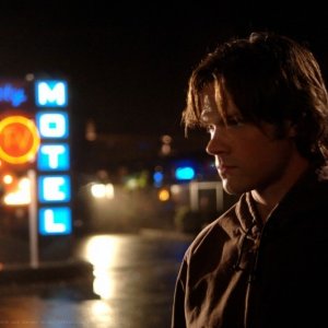 Padalecki nel ruolo di Sam Winchester nell'episodio 'Mystery Spot' della serie Supernatural
