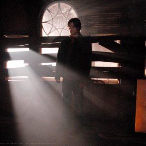Padalecki nel ruolo di Sam Winchester nella serie Supernatural, episodio 'The Magnificent Seven'