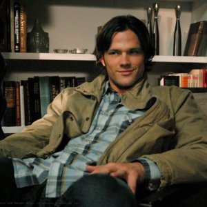 Jared Padalecki sul set dell'episodio 'Malleus Maleficarum' della serie Supernatural