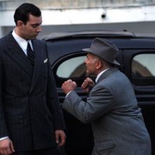 Andrea Iaia e Burt Young in una scena di 'Carnera'