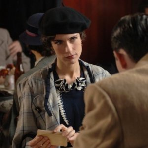 Anna Valle in una scena di 'Carnera'