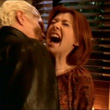 James Marsters e Alyson Hannigan nell'episodio 'Le pattuglie della notte' della quarta stagione di Buffy - L'ammazzavampiri