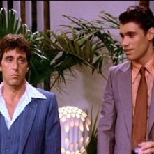 Al Pacino e Steven Bauer in una scena di SCARFACE