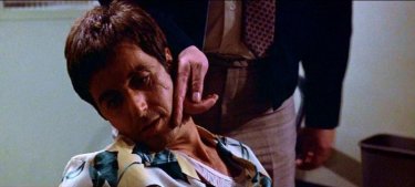 Al Pacino in una immagine di Scarface, diretto da Brian De Palma nel 1983