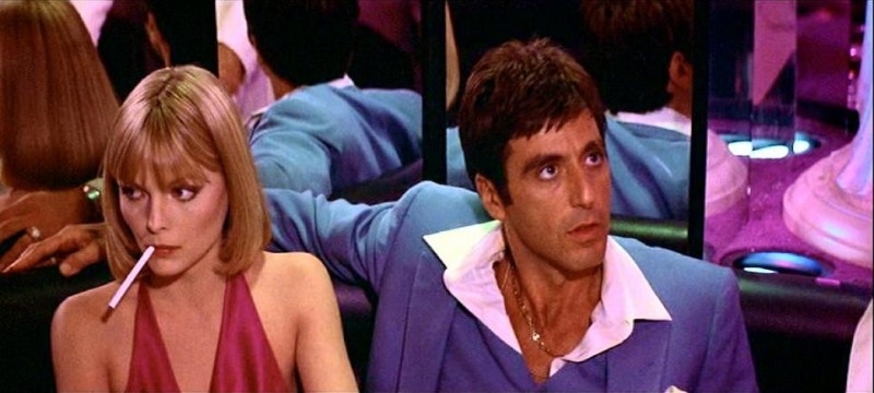 Michelle Pfeiffer E Al Pacino In Una Scena Di Scarface 58863