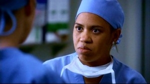Chandra Wilson nel ruolo della dottoressa Miranda Bailey, nell'episodio 'Se non ci fosse un domani' della serie Grey's Anatomy