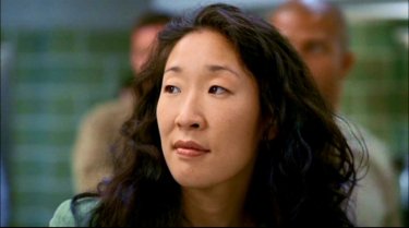 Sandra Oh plays Cristina Yang, in the TV series Grey's Anatomy, episode 'When the going gets tough'
