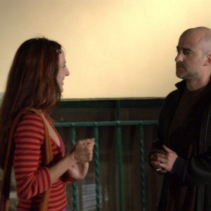 Valentina Carnelutti e Angelo Orlando in una scena del film Sfiorarsi