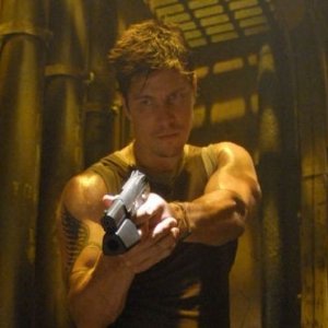 Michael Trucco in una scena dell'episodio 'The Road Less Travelled' della quarta stagione di Battlestar Galactica