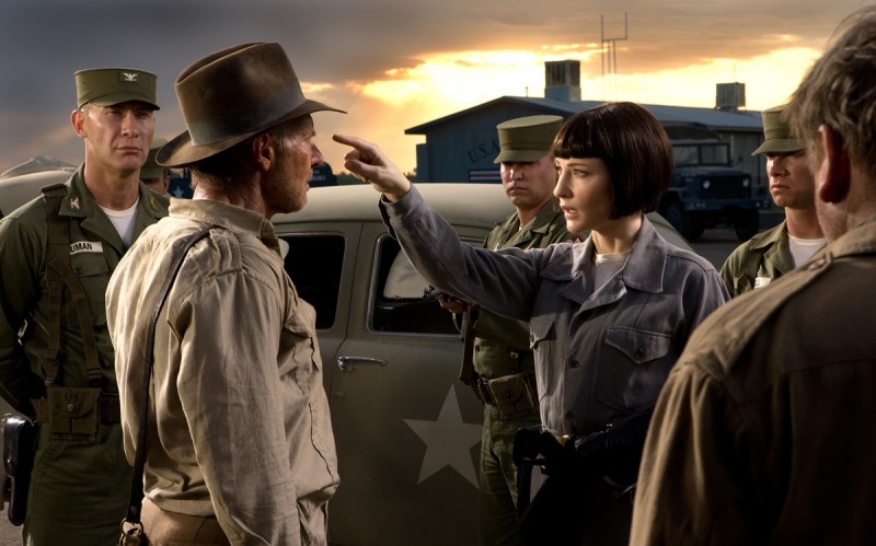 Harrison Ford E Cate Blanchett In Una Scena Del Film Indiana Jones E Il Regno Del Teschio Di Cristallo 59256