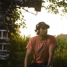 Il regista M. Night Shyamalan sul set del film E venne il giorno (The Happening)