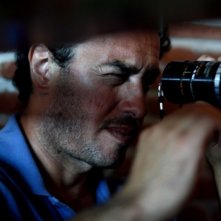 Il regista Matteo Garrone sul set del film Gomorra