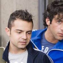 Andrea De Rosa e Marco Iannone in una scena del film Ultimi della classe