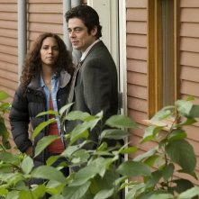 Benicio Del Toro e Halle Berry in una scena del dramma Noi due sconosciuti