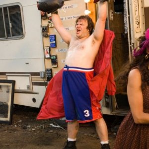 Jack Black in una scena del film Be Kind Rewind, del 2008
