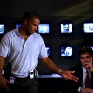 Shemar Moore e Thomas Gibson in un momento dell'episodio 'Compulsion' della serie Criminal Minds