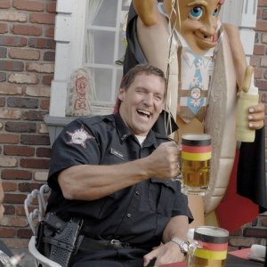 Ralf Moeller in una foto sul set di Postal