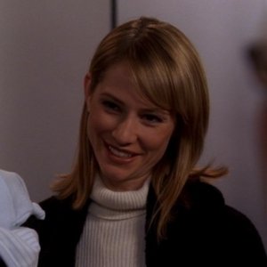 Meredith Monroe interpreta Haley, qui con il nuovo arrivato in casa Hotchner, nella serie Criminal Minds, episodio: The Fox