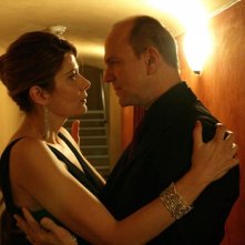 Aurélien Recoing e la Ceccarelli in una scena del film Il resto della notte