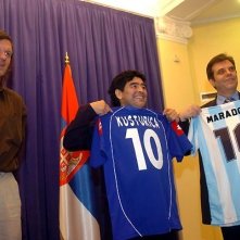 Maradona e Kusturica in una scena del documentario Maradona by Kusturica