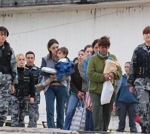 Una scena del film Leonera