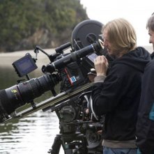 Il regista Andrew Adamson sul set del film Le cronache di Narnia: il principe Caspian