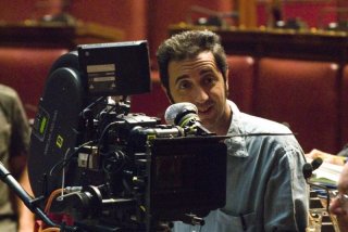 Paolo Sorrentino sul set del film Il Divo