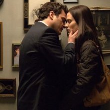 Joaquin Phoenix e Vinessa Shaw in una sequenza del film film Two Lovers