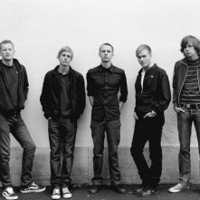 Odd Magnus Williamson, Espen Klouman-Høiner, Anders Danielsen Lie, Christian Rubeck e Pål Stokka in una foto promozionale del film Reprise