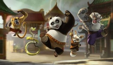 Un'immagine promozionale del film d'animazione Kung Fu Panda