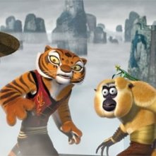 Una scena del film d'animazione Kung Fu Panda