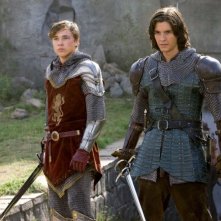 William Moseley e Ben Barnes in una scena del film Le cronache di Narnia: il Principe Caspian