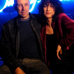 Gabriele Salvatores ed Angela Baraldi sul set di Quo Vadis, Baby?