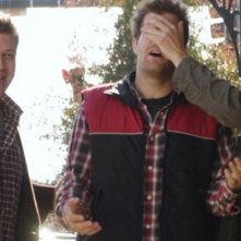 Brad William Henke, Geoff Stults ed Evan Jones nell'episodio 'Best Friend Windows' di October Road