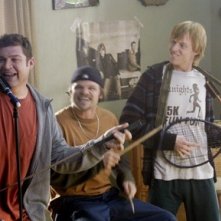 Bryan Greenberg, Brad William Henke, Evan Jones e Jay Paulson nel pilot di October Road
