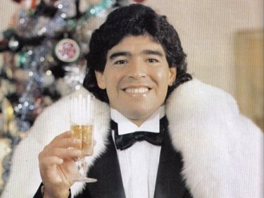 Diego Armando Maradona in una scena del documentario Maradona by Kusturica