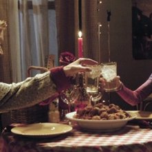 Jay Paulson e Lindy Booth in una scena di 'Secrets and Guys' di October Road