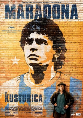 La locandina italiana di Maradona by Kusturica