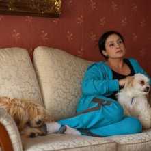 Maria Nazionale interpreta Carmela Attrice, moglie di un boss, nel film 'Gomorra'