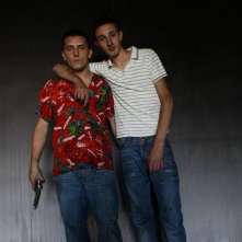 Marco Macor e Ciro Petrone in una scena del film Gomorra