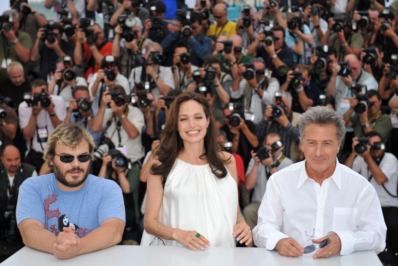 Cannes 2008 Jack Black Angelina Jolie E Dustin Hoffman Presenta Kung Fu Panda 60762