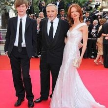 Festival di Cannes 2008: Dennis Hopper con sua moglie e suo figlio Henry Lee