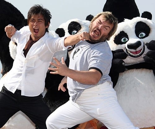 Jack Black presenta Kung Fu Panda a Cannes 2008