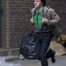 Drake Bell in una scena d'azione del film Superhero Movie