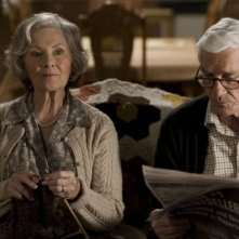 Marion Ross e Leslie Nielsen in una sequenza del film Superhero Movie