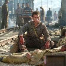 Jonathan Rhys Meyers in una sequenza del film The Children of Huang Shi