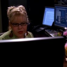 L'analista Penelope Garcia interpretata da Kirstin Vangsness, nell'episodio 'Unfinished Business' della serie tv Criminal Minds